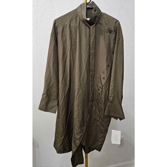 NWT $2,390 VALENTINO Asymmetric Silk Dress Sz 8 - Picture 3 of 3